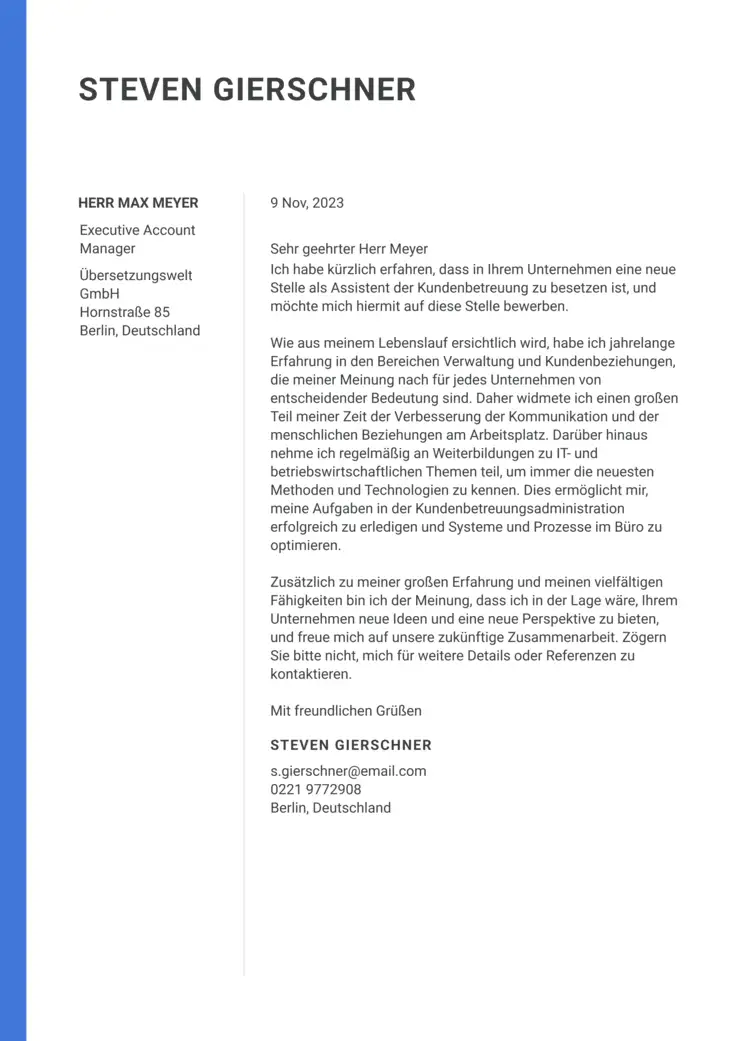 CV template Universal