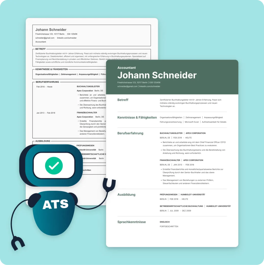 ATS-freundliche Profi-Vorlagen