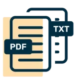 Erstelle PDF und TXT