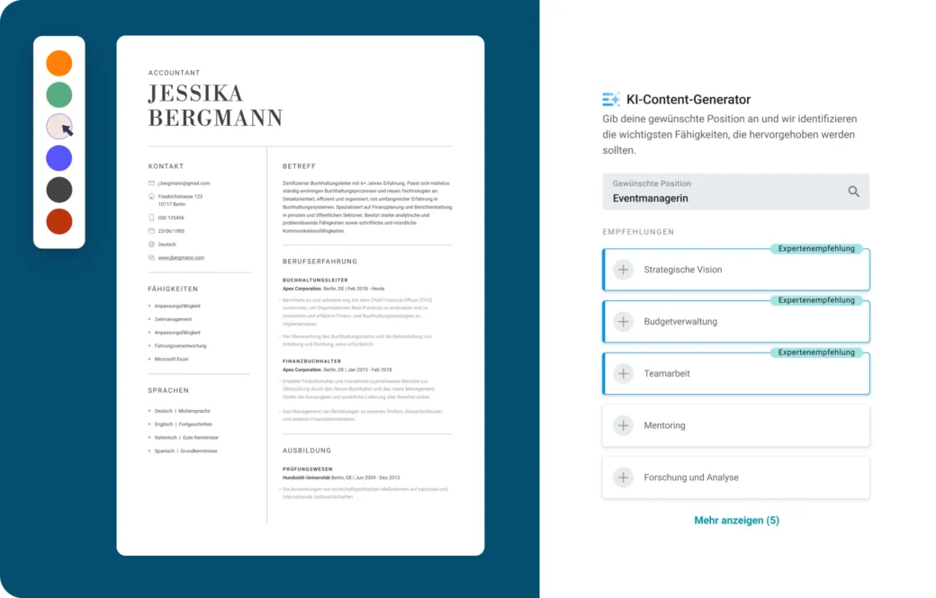 Um KI-Formulierungen ergänzen