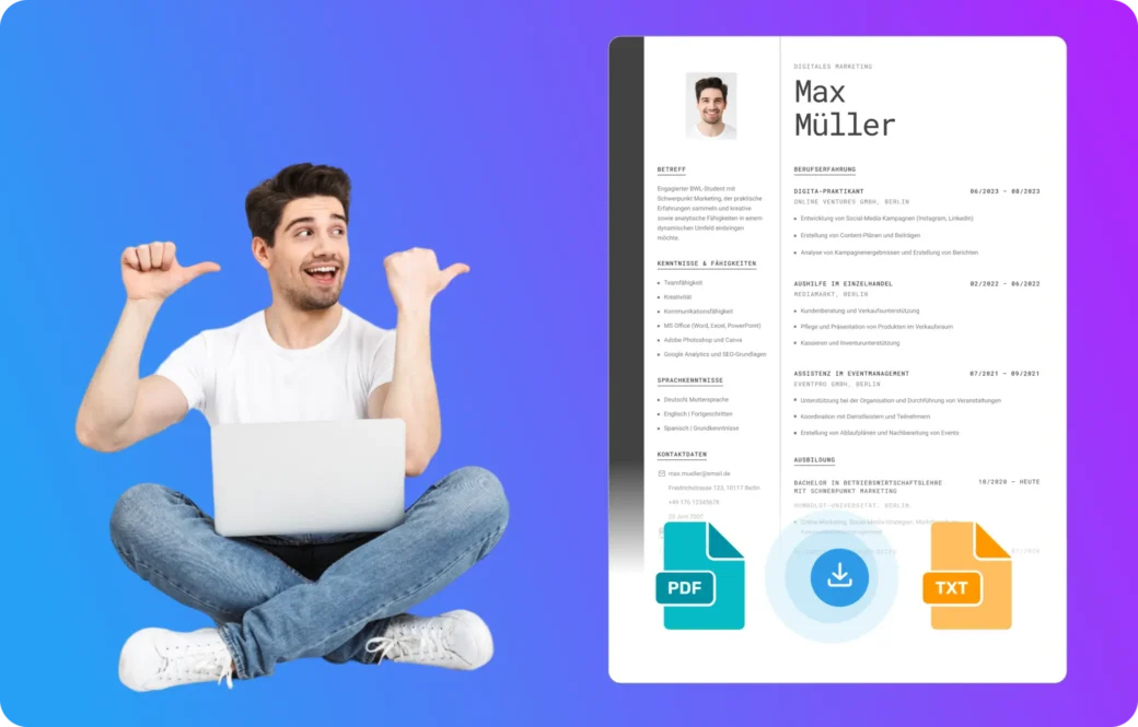 Fertigstellen, anpassen und teilen