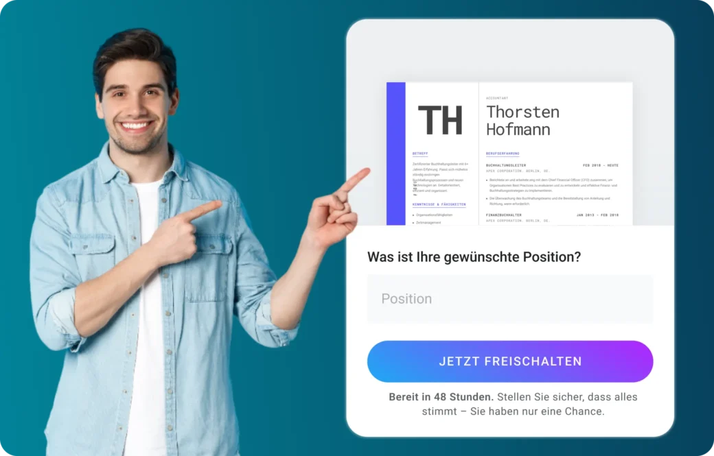 Lebenslauf hochladen